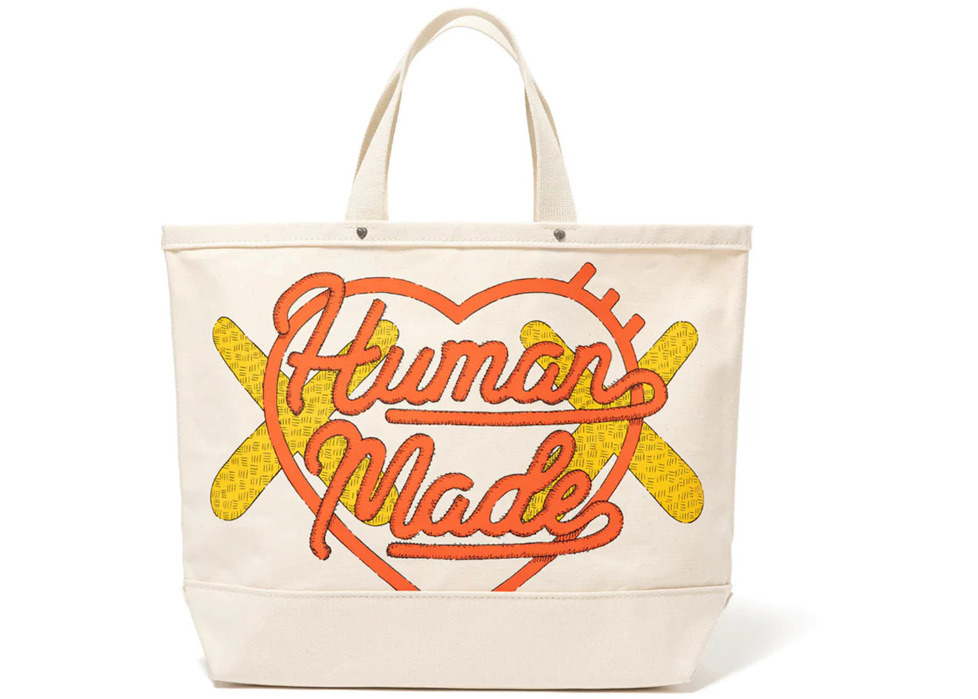 Human Made x KAWS Large II Tote Bag White