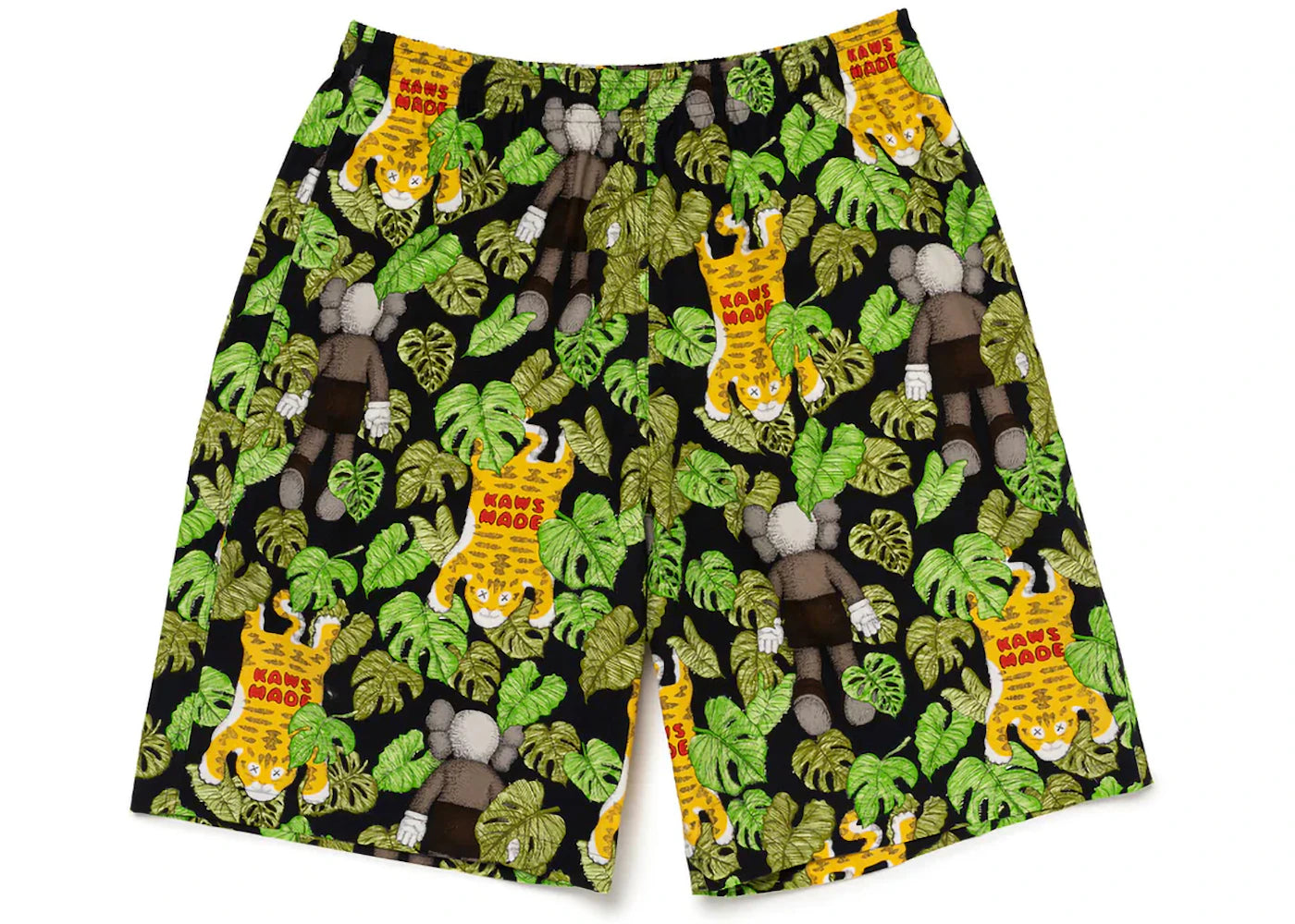 Human Made x KAWS Made Aloha Shorts Black