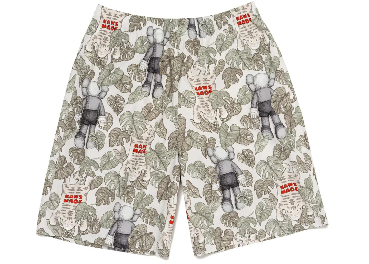 Human Made x KAWS Made Aloha Shorts Grey