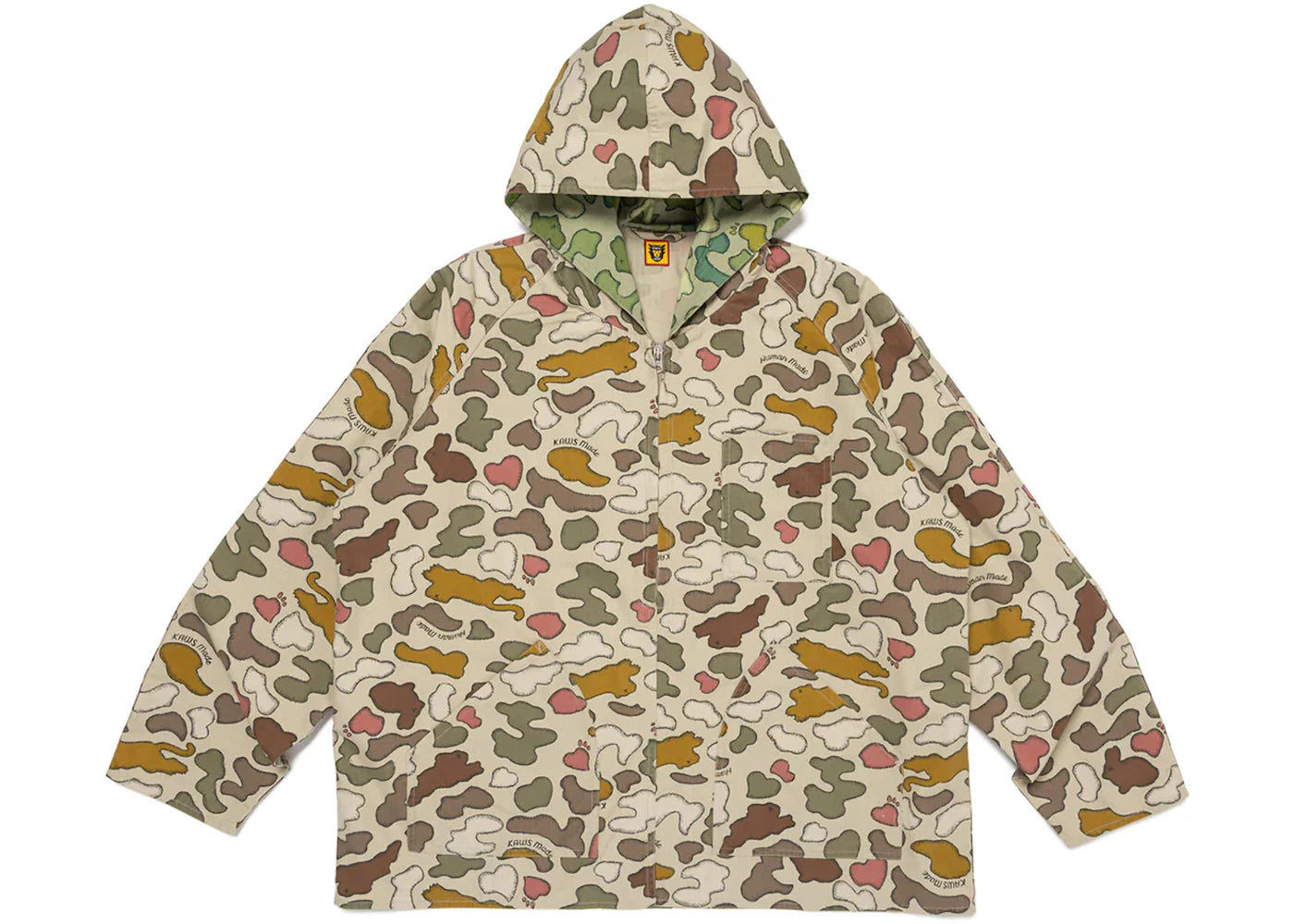 Human Made x KAWS Made Camo Jacket Brown
