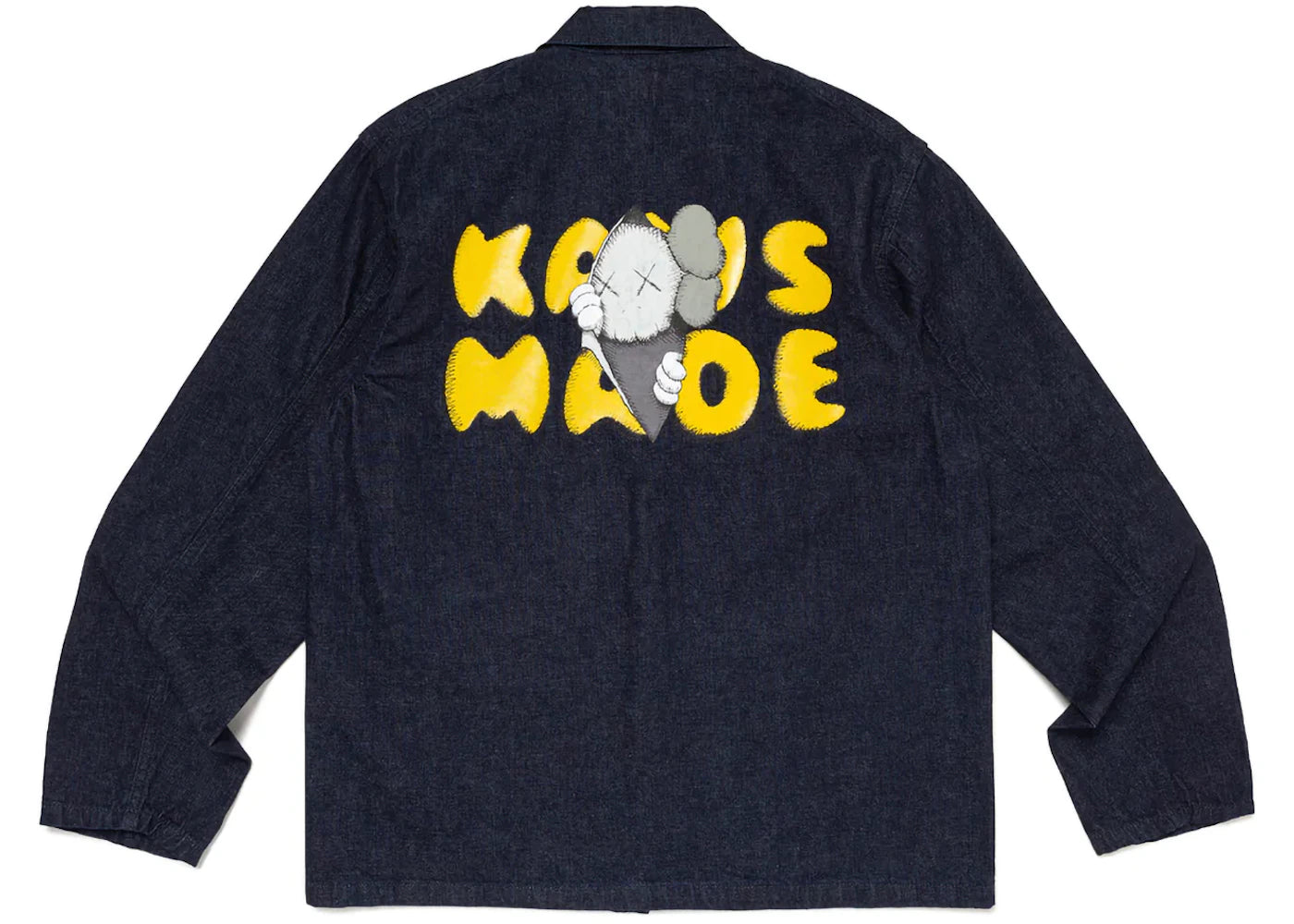 Human Made x KAWS Made Denim Coverall Jacket Indigo
