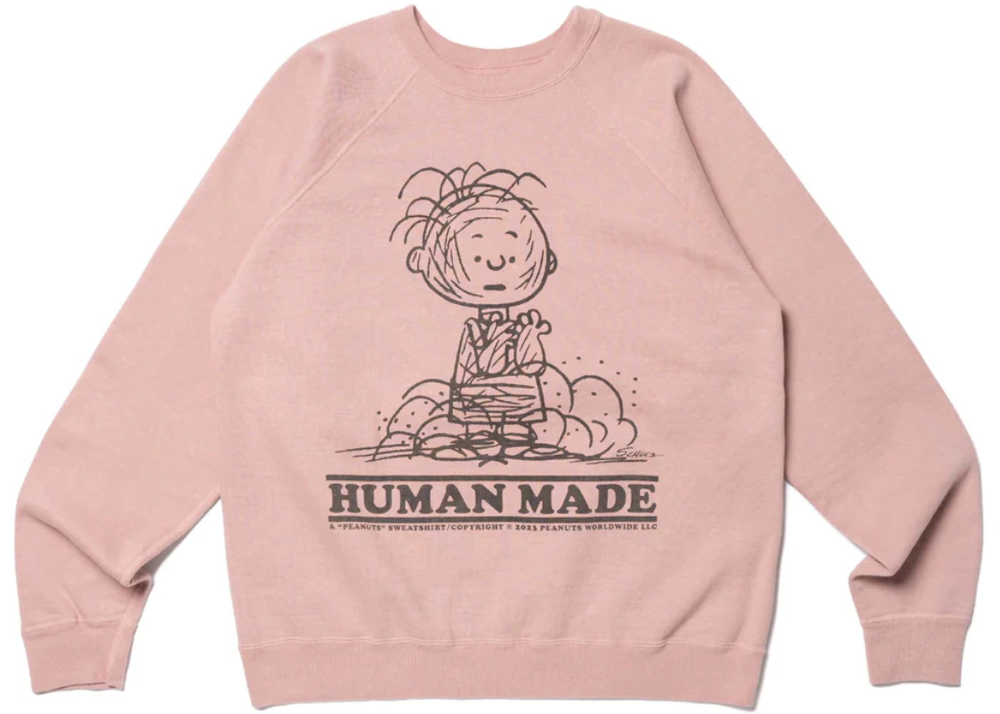 Human Made x Peanuts #2 Charlie Brown Sweatshirt Pink