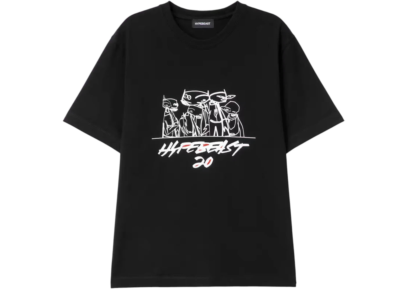 Hypebeast x Futura Laboratories 20th Anniversary T-shirt Black