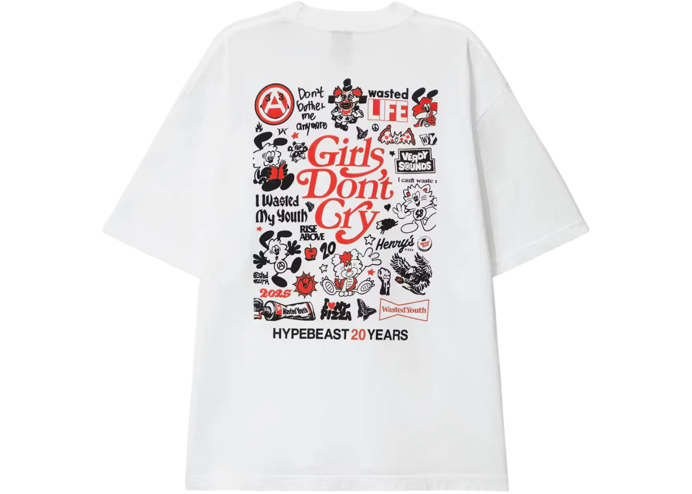 Hypebeast x Verdy 20th Anniversary T-shirt White