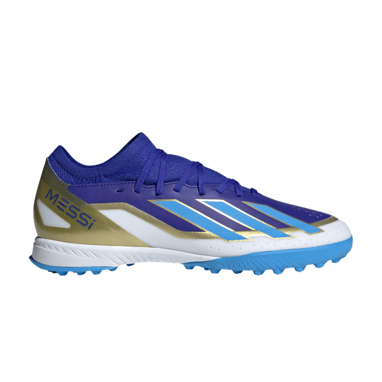 adidas Crazyfast Messi League Turf Lucid Blue Blue Burst Cloud White