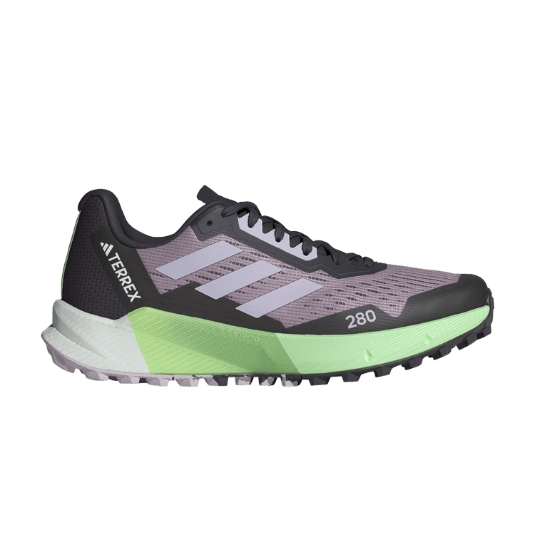 adidas Terrex Agravic Flow 2.0 Trail Preloved Fig Silver Dawn Semi Green Spark (Women's)