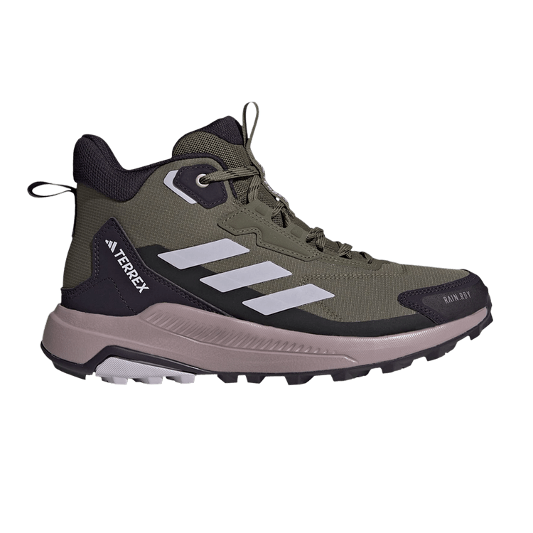 adidas Terrex Anylander Rain.RDY Olive Strata Silver Dawn Amber Tint (Women's)