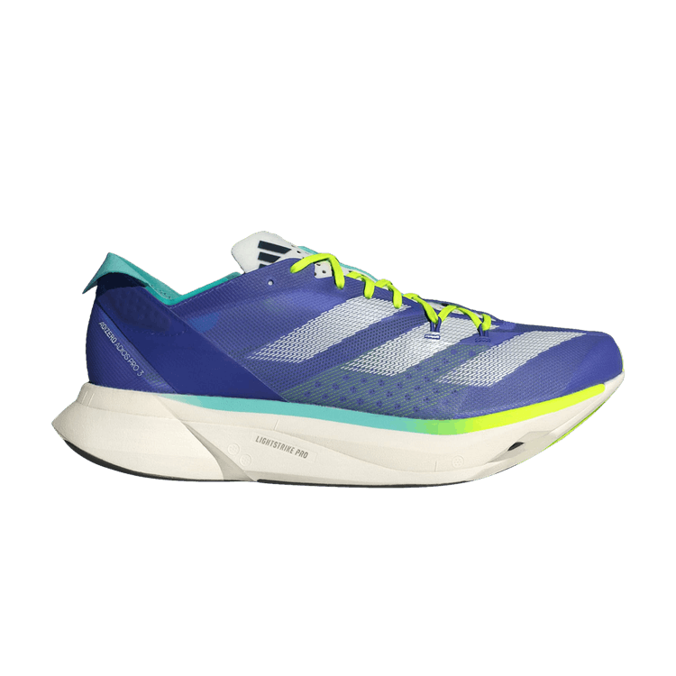 adidas Adizero Adios Pro 3 Cobalt Blue Zero Metalic Lucid Lemon
