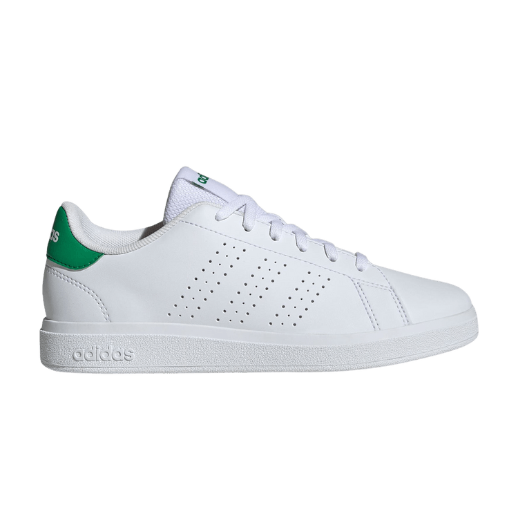 adidas Advantage Base 2.0 Cloud White Green (GS)