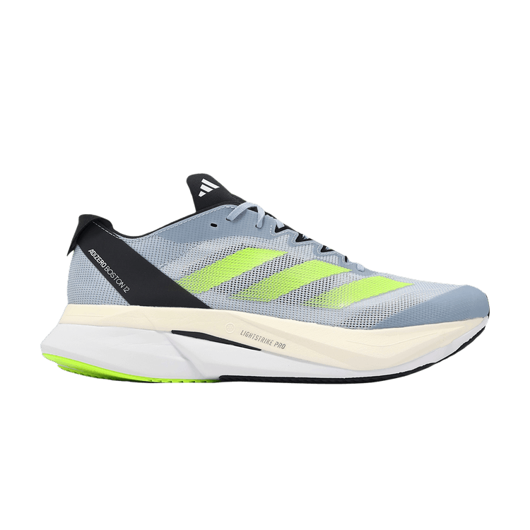 adidas Adizero Boston 12 Wonder Blue Lucid Lemon Carbon