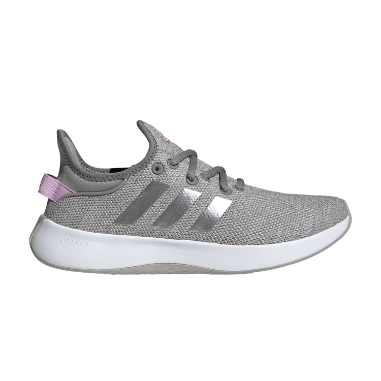 adidas Cloudfoam Pure SPW Charcoal Solid Grey Silver Metallic Bliss Lilac (Women's)