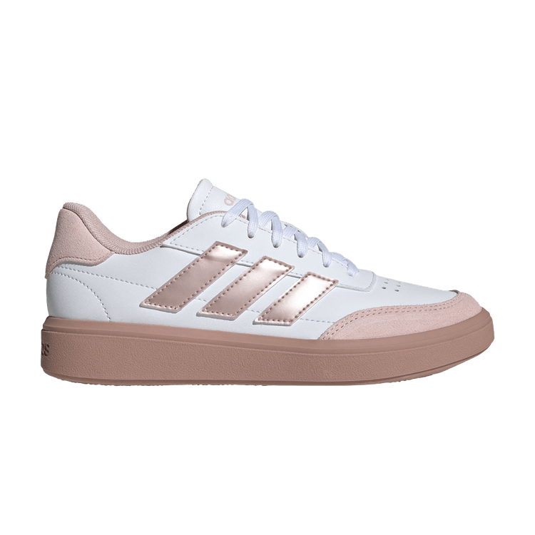 adidas Courtblock Cloud White Sandy Pink Met. Sandy Pink (GS)