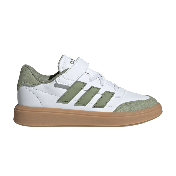 adidas Courtblock Cloud White Tent Green Gum (PS)