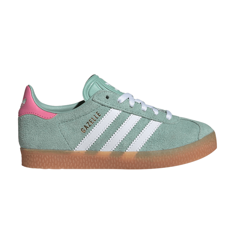 adidas Gazelle Hazy Green Cloud White Bliss Pink (PS)