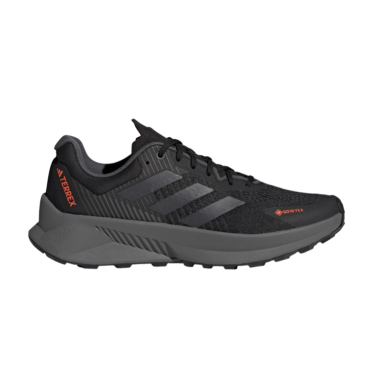 adidas Terrex Soulstride Flow Gore-Tex Core Black Grey Impact Orange