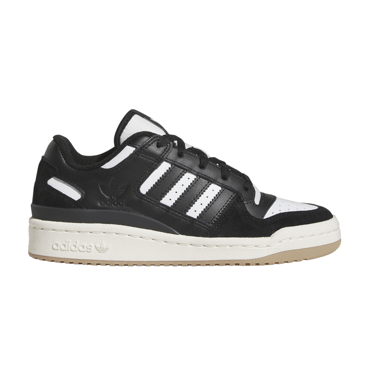 adidas Forum Low Core Black Cloud White Cream White (GS)