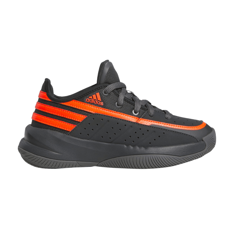 adidas Front Court Carbon Grey Solar Red (GS)