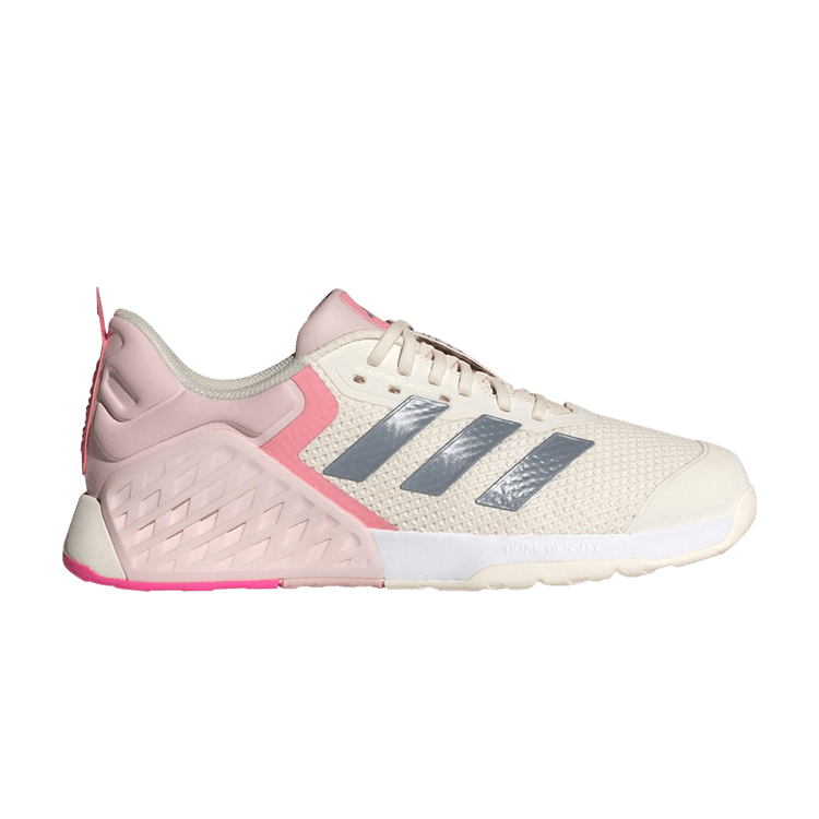 adidas Dropset 3 Chalk White Iron Metallic Semi Pink Spark (Women's)