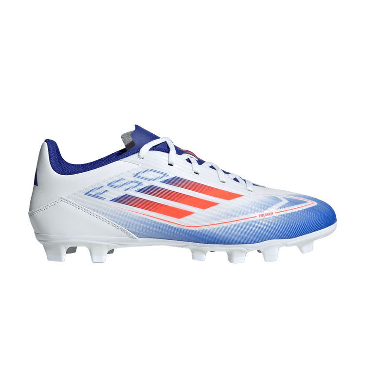 adidas F50 Club Flexible Ground Cloud White Solar Red Lucid Blue