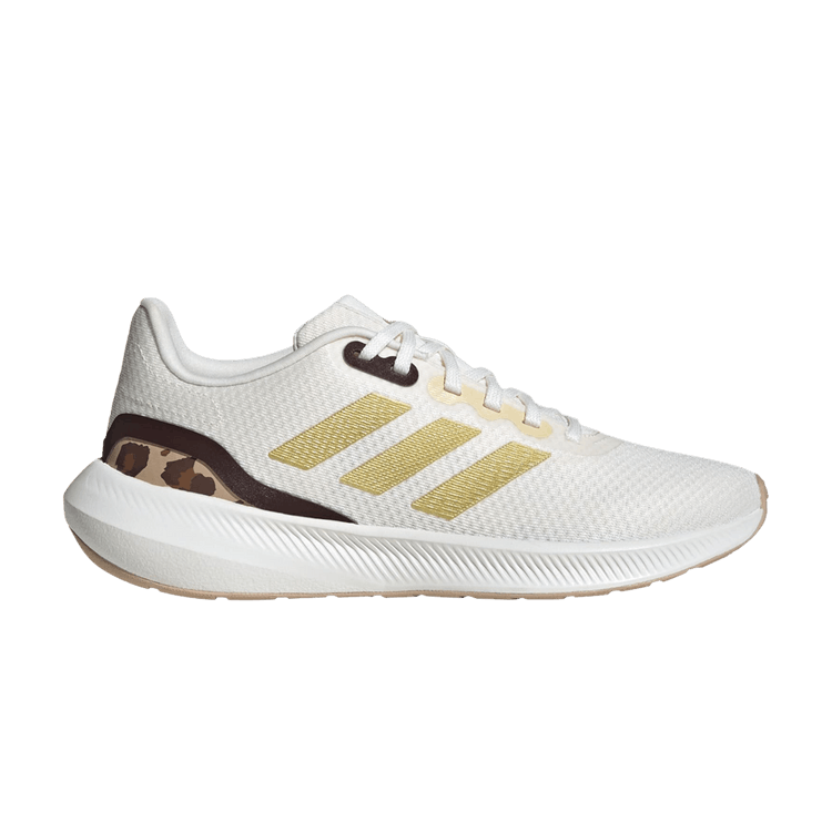 adidas Runfalcon 3 Core White Gold Metallic Magic Beige (Women's)