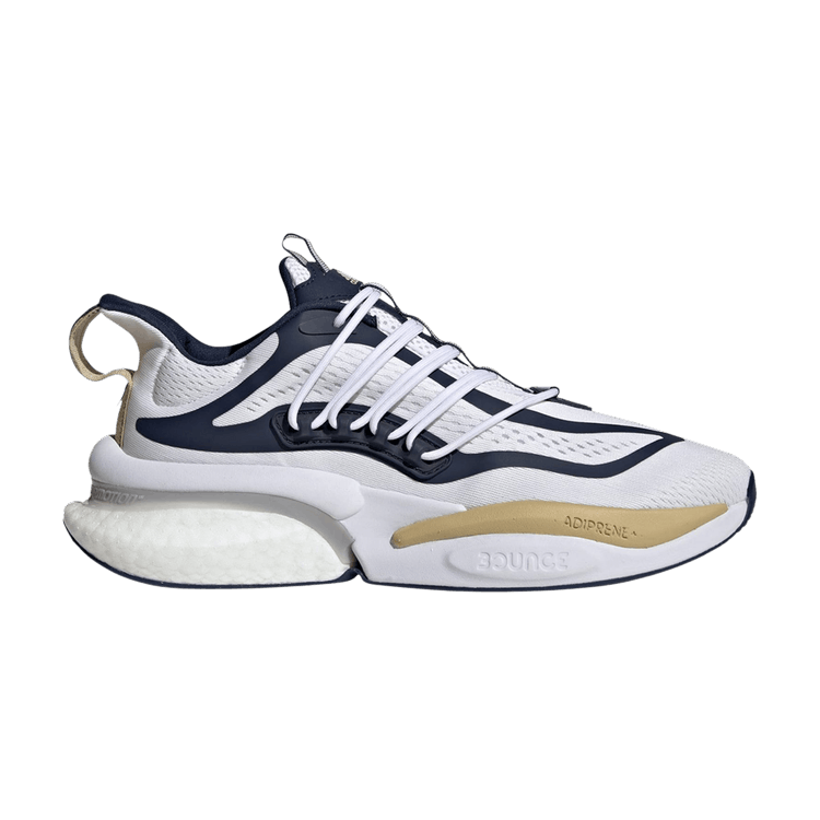 adidas Georgia Tech Alphaboost V1 Cloud White Collegiate Navy Team Sand