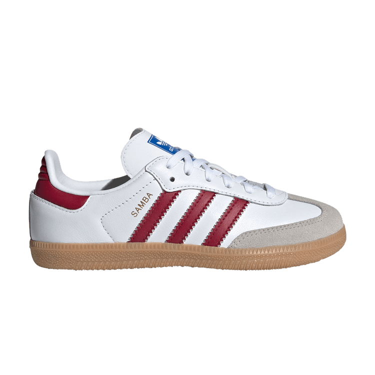 adidas Samba OG Cloud White Collegiate Burgundy Gum (PS)