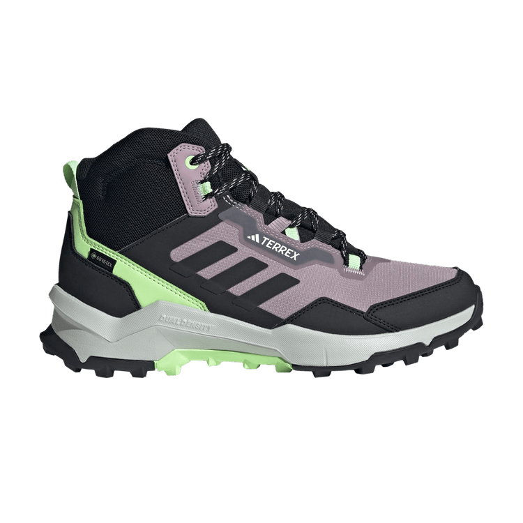 adidas Terrex AX4 Mid Gore-Tex Preloved Fig Core Black Green Spark (Women's)