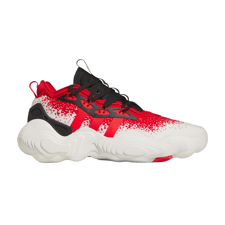 adidas Trae Young 3 Off White Vivid Red Black