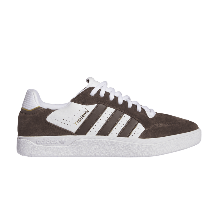 adidas Tyshawn Low Brown Cloud White Gold Metallic