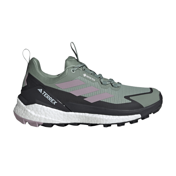 adidas Terrex Free Hiker 2.0 Low Gore-Tex Silver Green Preloved Fig Carbon (Women's)