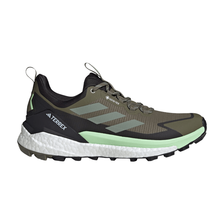 adidas Terrex Free Hiker 2.0 Low Gore-Tex Olive Strata Silver Green Core Black