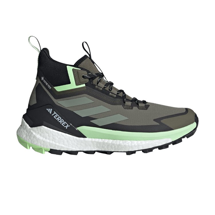 adidas Terrex Free Hiker Gore-Tex 2.0 Olive Strata Silver Green Aurora Black