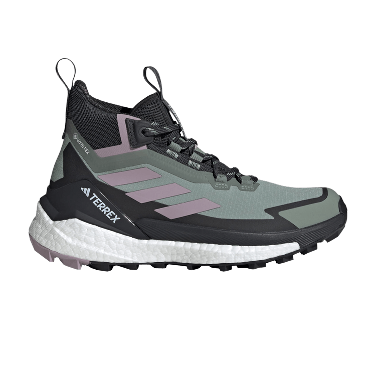 adidas Terrex Free Hiker Gore-Tex 2.0 Silver Green Preloved Fig Carbon (Women's)