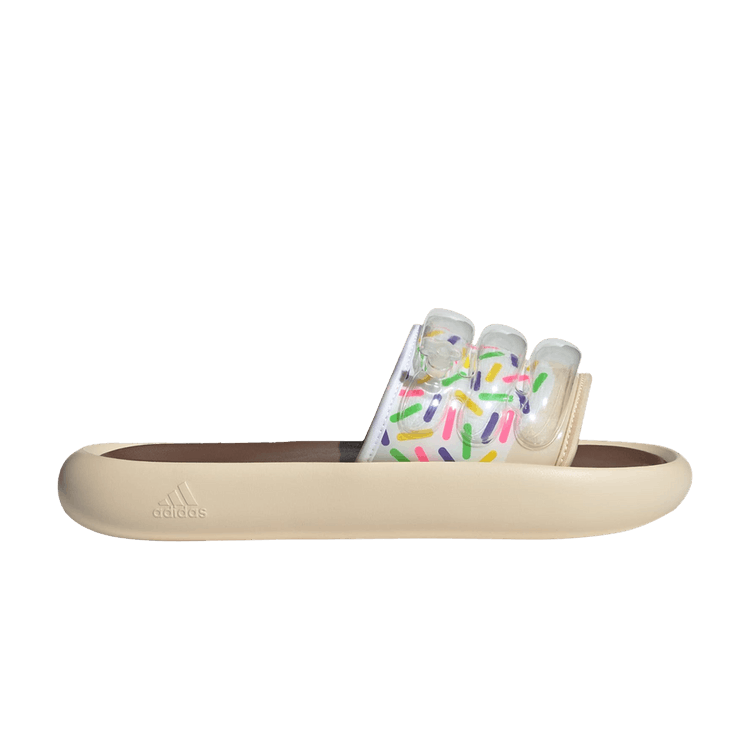 adidas Zplaash Slides Crystal Sand Preloved Brown Cloud White