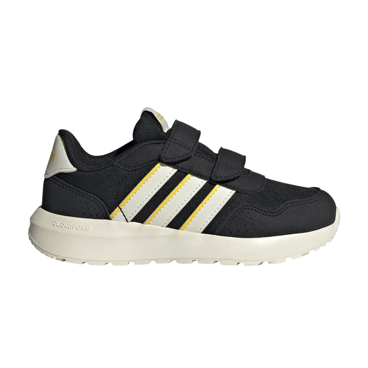 adidas Run 60s Core Black Off White Utility Yellow (PS)