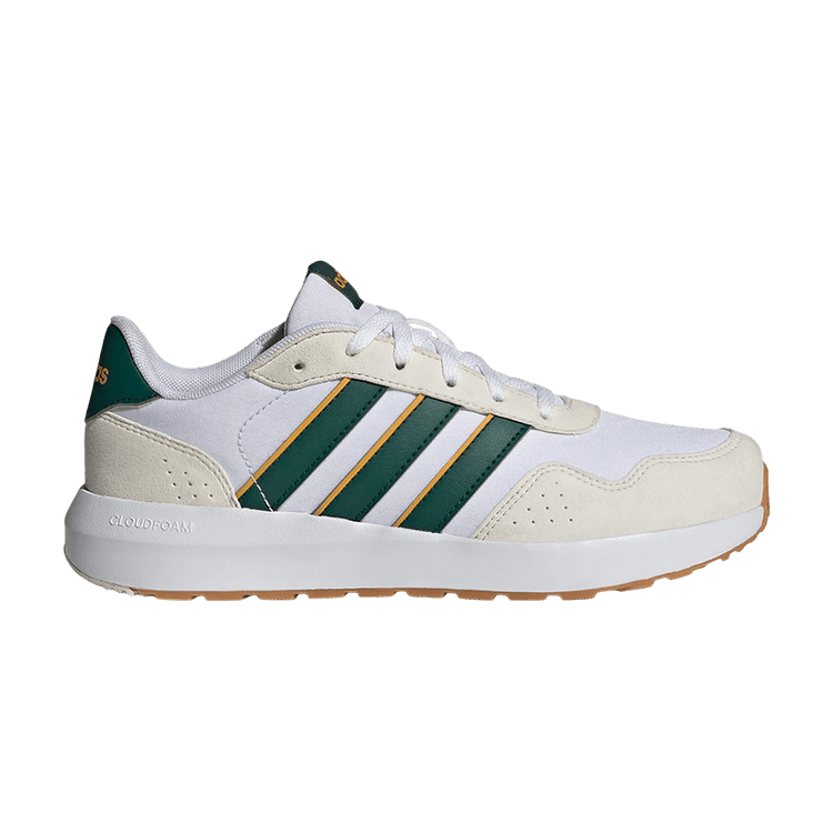 adidas Run 60s Cloud White Collegiate Green Collegiate Gold (GS)