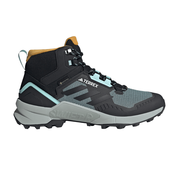 adidas Terrex Swift R3 Mid Gore-Tex Semi Flash Aqua Core Black Preloved Yellow