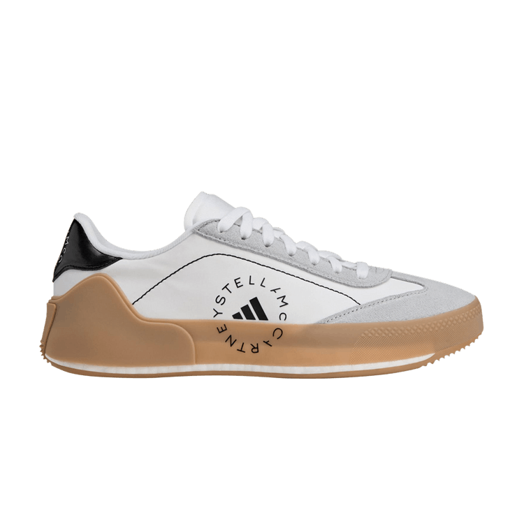 adidas Court Boost By Stella Mccartney Cloud White Charcoal Core Black (Women's)