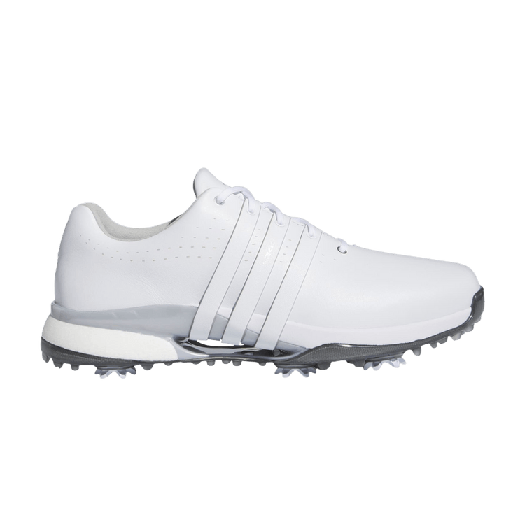 adidas Tour360 24 Golf Cloud White Silver Metallic