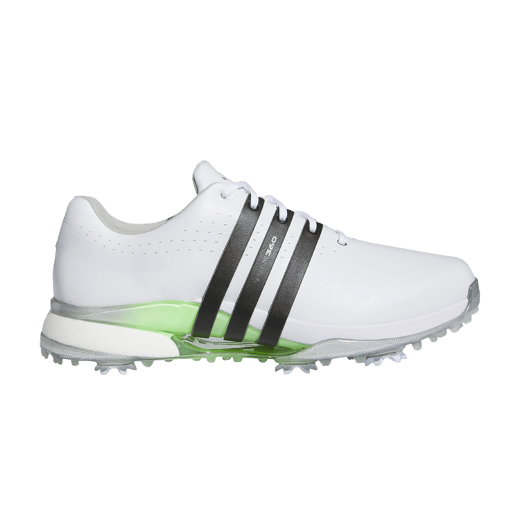 adidas Tour360 24 Wide Golf Cloud White Core Black Green Spark