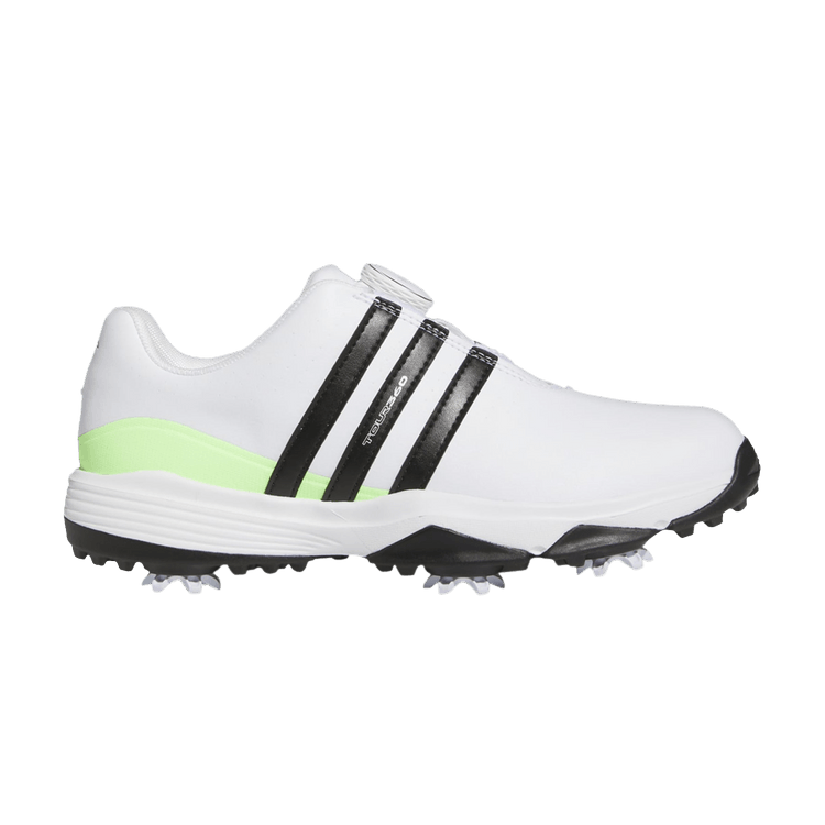 adidas Tour360 24 BOA Golf Cloud White Core Black Green Spark (GS)
