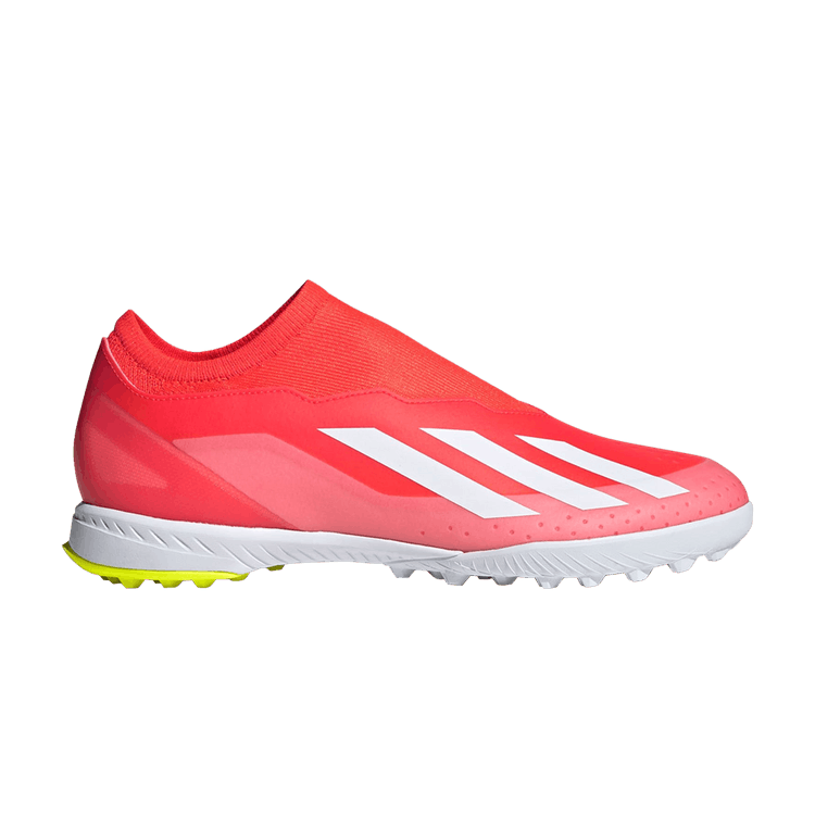 adidas Crazyfast League Laceless Turf Solar Red Cloud White Team Solar Yellow