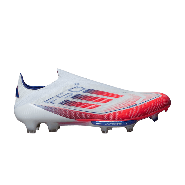 adidas F50+ Elite Laceless FG Cloud White Solar Red