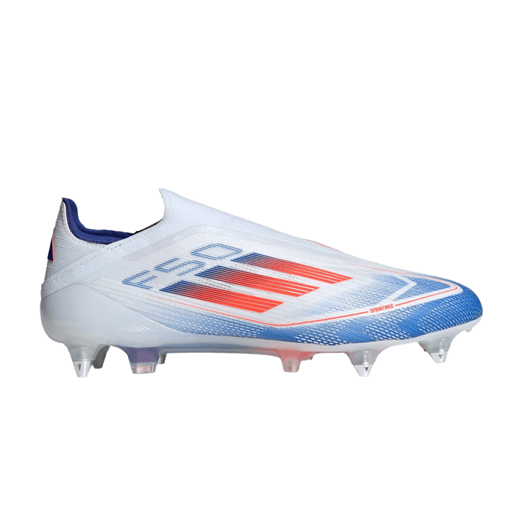 adidas F50 Elite Laceless SG Cloud White Solar Red Lucid Blue