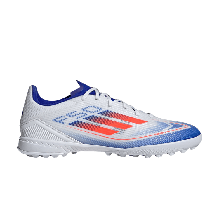 adidas F50 League Turf Cloud White Solar Red Lucid Blue