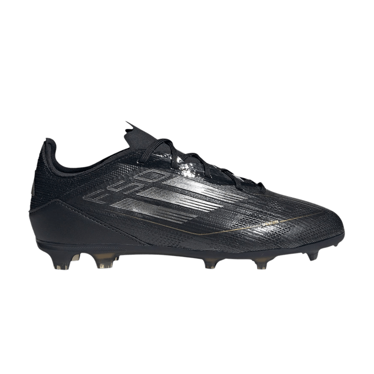 adidas F50 Pro FG Core Black Iron Metallic Gold Metallic (GS)
