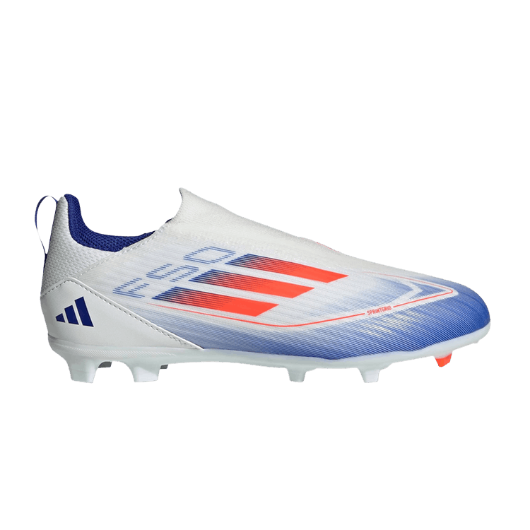 adidas F50 League Laceless Multi-Ground Cloud White Solar Red Lucid Blue (GS)