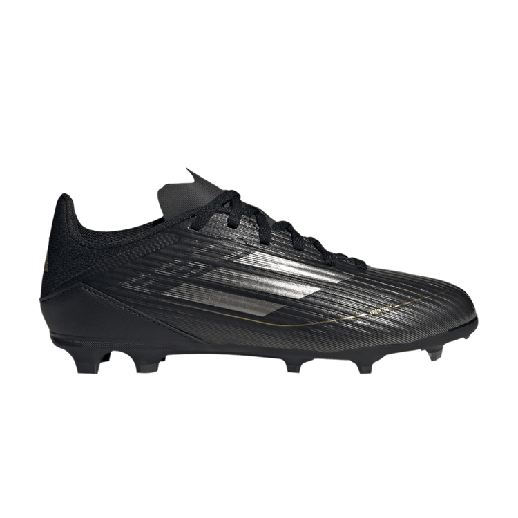 adidas F50 League Multi-Ground Core Black Iron Metallic Gold Metallic (GS)