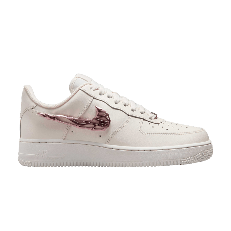 Nike Air Force 1 Low Liquid Metal Swoosh Metallic Rose Gold (Women's)