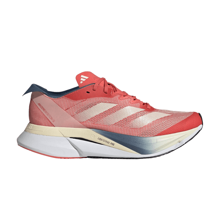 adidas Adizero Boston 12 Boston Marathon Preloved Scarlet Wonder White Preloved Ink (Women's)